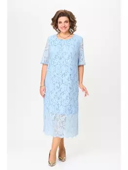 Платье M-965Б голубой