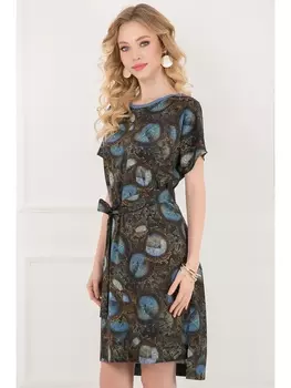 Платье МАРТИНЕТТИ (ХАКИ БЛУ)