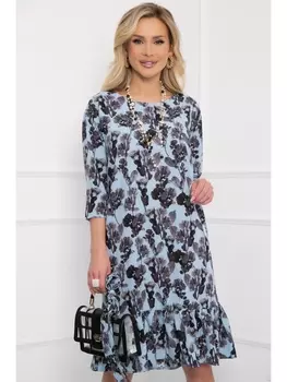 Платье МАССАНИ (БЛУ ФЛОВЕРС)