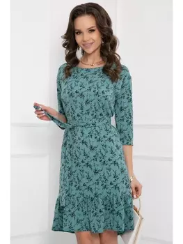 Платье МАССАНИ (ГРИН ФЛОВЕРС)