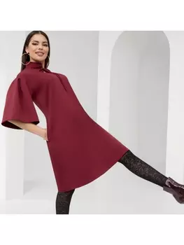 Платье Море волнуется (сочный гранат)