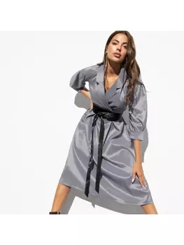 Платье Особенно счастливая (стайл, с поясом)