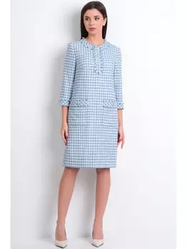 Платье Платье 11224 голубая лапка