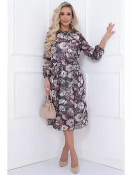 Платье ПЛАТЬЕ АРКАДИЯ (ГРЕЙ ФЛОВЕРС)