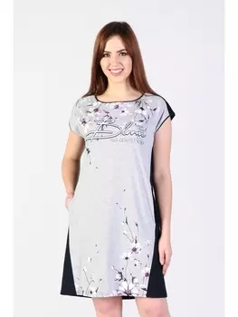 Платье Платье Bloom, серое меланж