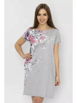 Платье Платье Чувства, серое меланж