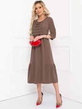 Платье ПЛАТЬЕ ДЭЙФИНА (КАПУЧИНО)