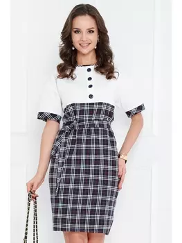 Платье ПЛАТЬЕ ФОЛЬЯНО (БЛУ КЛЭТ) 4П3322