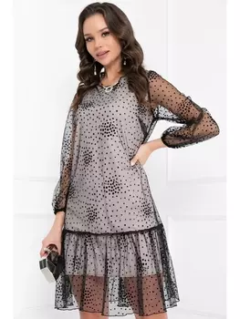 Платье ПЛАТЬЕ ГАЛЛАРАТЕ (БЕЙЖ)