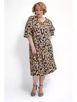 Платье Платье из вискозы с анималистичным принтом *PREMIUM арт.3727