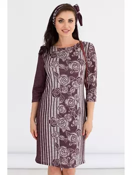 Платье Платье Кэлли с шарфиком (винная роза) П1218-14