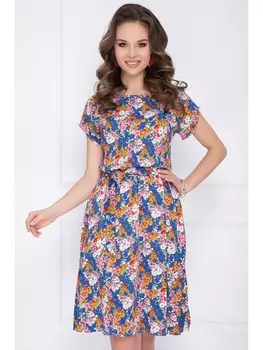 Платье ПЛАТЬЕ ЛИПЬЕРО (БЛУ ФЛОВЕРС) 55П2444