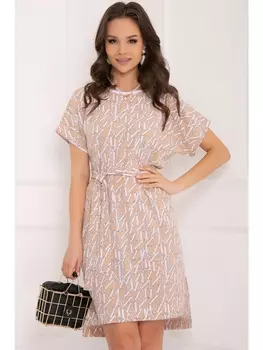 Платье ПЛАТЬЕ МАРТИНЕТТИ (БЭЙЖ ЛЭТТЕРА) 4П3765
