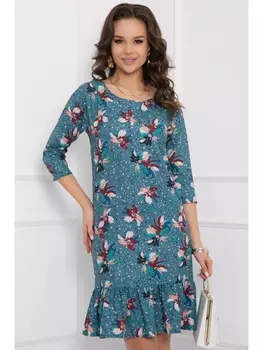 Платье ПЛАТЬЕ МАССАНИ (БИРЮЗА) 4П3645