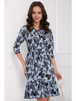 Платье ПЛАТЬЕ МАССАНИ (БЛУ ФЛОВЕРС) 4П3640