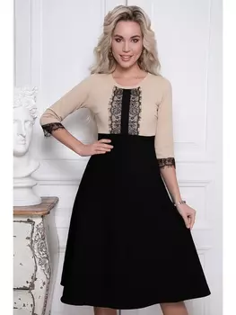 Платье ПЛАТЬЕ МОНИКА (БЭЙЖ АЖУР) 4П1545