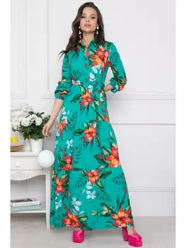 Платье ПЛАТЬЕ ПАЛЕРМО (ГРИН ФЛОВЕРС)