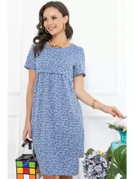 Платье ПЛАТЬЕ РИФЬЯНО (БЛУ ФЛОВЕРС)