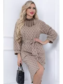 Платье ПЛАТЬЕ РУБЬЕРА (БЕЙЖ ГИРО)