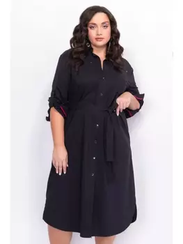 Платье Платье-рубашка с поясом арт.3245