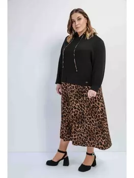 Платье Платье с леопардовым принтом арт.3937