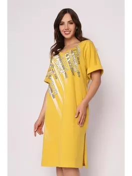 Платье Платье Шрифт, горчица