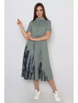 Платье Платье Стрит-арт, хаки