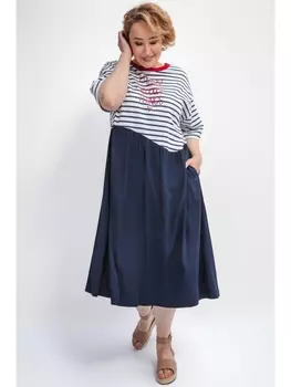 Платье Платье в синюю полоску арт.3667