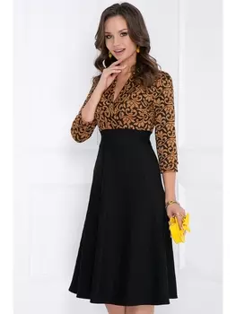 Платье РАВЕННА (БЛЭК ОХРА)