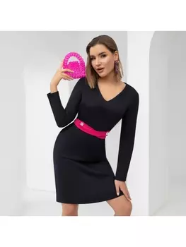 Платье Соблазнительная роскошь (модница, с поясом)