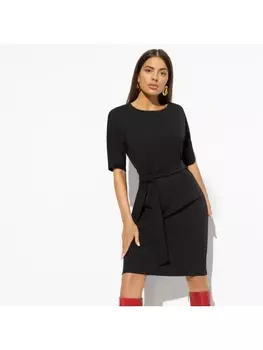 Платье Строгий код (black, с поясом)