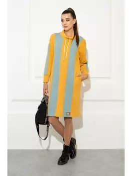Платье Т-142 горчица
