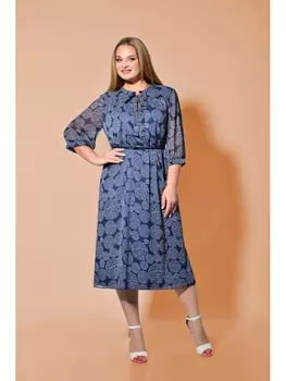 Платье В-272/1 синий