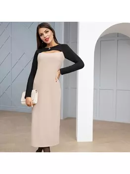 Платье Волны комплиментов (с брошкой)