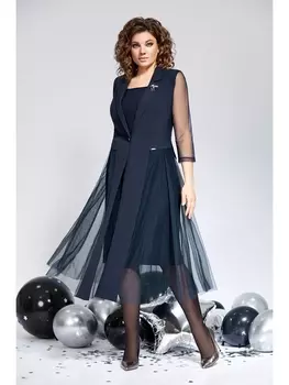 Плательные костюмы 1136/1 синий