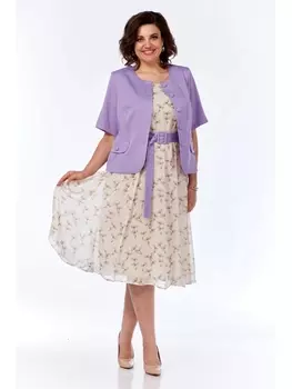 Плательные костюмы 1207 лаванда