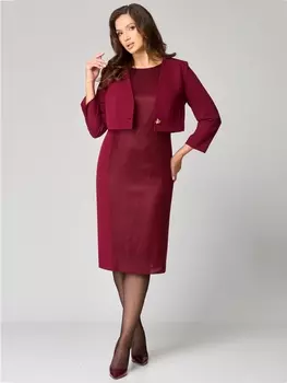Плательные костюмы 1227 бургунди