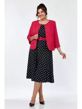 Плательные костюмы 1260 горохи