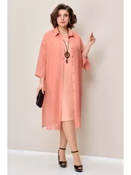 Плательные костюмы 1326 персиковый