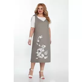 Плательные костюмы 1358 песочный