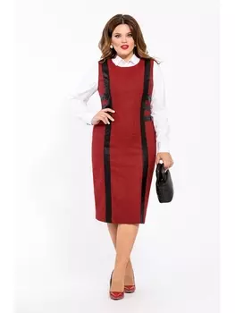 Плательные костюмы 1467 красный