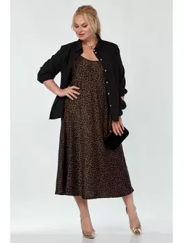 Плательные костюмы 2304 леопард