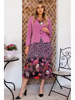 Плательные костюмы 2818-1 розовый