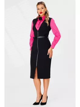 Плательные костюмы 2832 малиновый