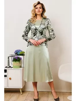 Плательные костюмы 2854 фисташка