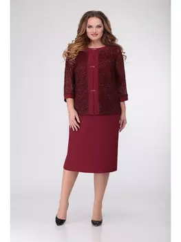 Плательные костюмы 290 бордо