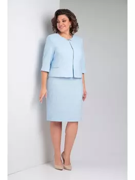 Плательные костюмы 3-028 голубой