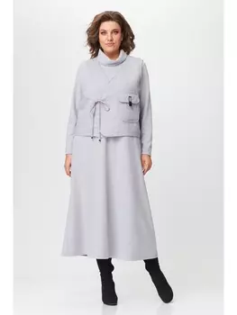 Плательные костюмы 6073 серый