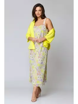 Плательные костюмы М-1195А желтый