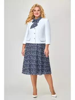 Плательные костюмы М 503 белый